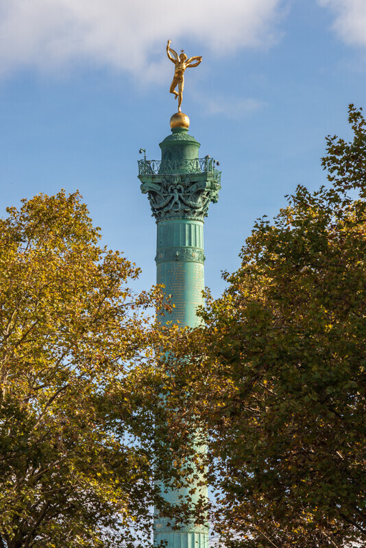 Colonne de Juillet, Place de la Bastille, Paris by Irish Outdoor Photographer Adrian Hendroff - Fabulous Viewpoints