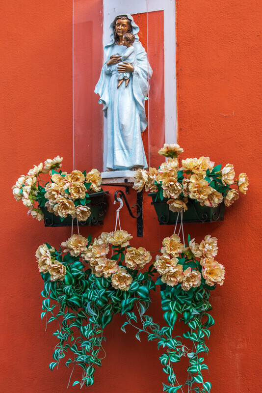 The Madonna, Burano, Italy by Irish Photographer Adrian Hendroff - Outdoor Photography in Italy