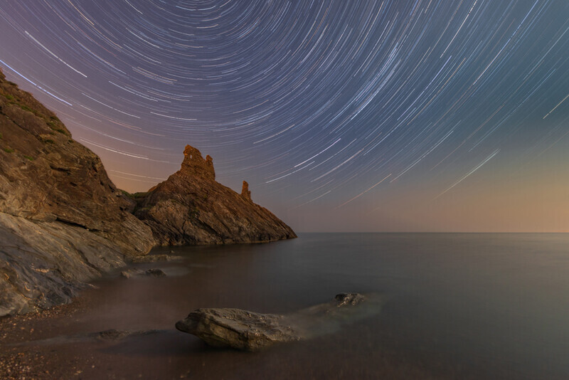Night Under The Stars, Black Castle, Wicklow by Irish Photographer Adrian Hendroff - Landscape and Outdoor Photography