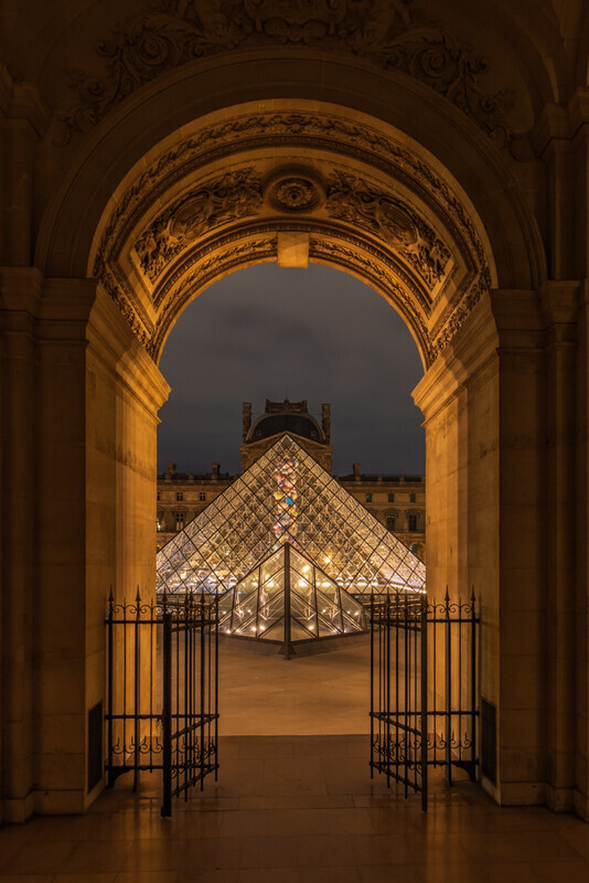 Archway at Louvre, Paris by Irish Outdoor Photographer Adrian Hendroff - Fabulous Viewpoints