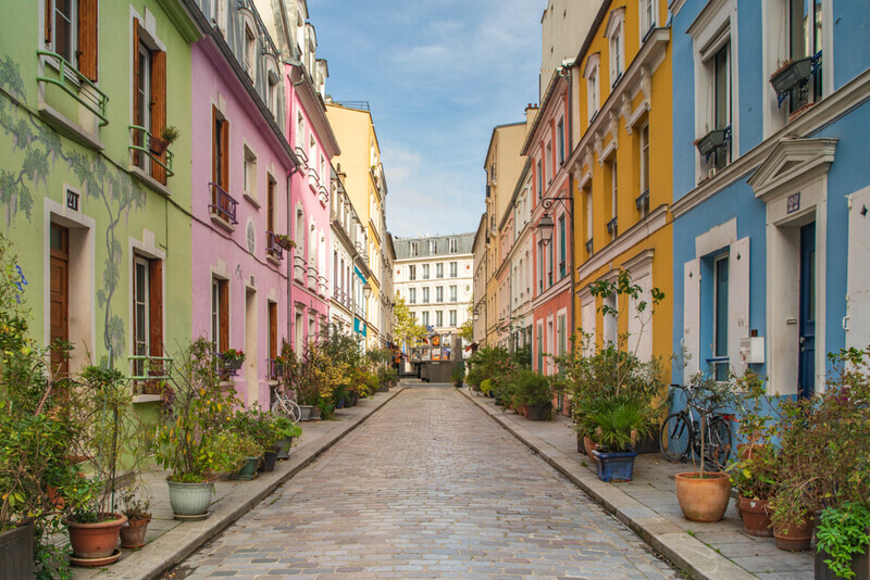Rue Crémieux, Paris by Irish Outdoor Photographer Adrian Hendroff - Fabulous Viewpoints