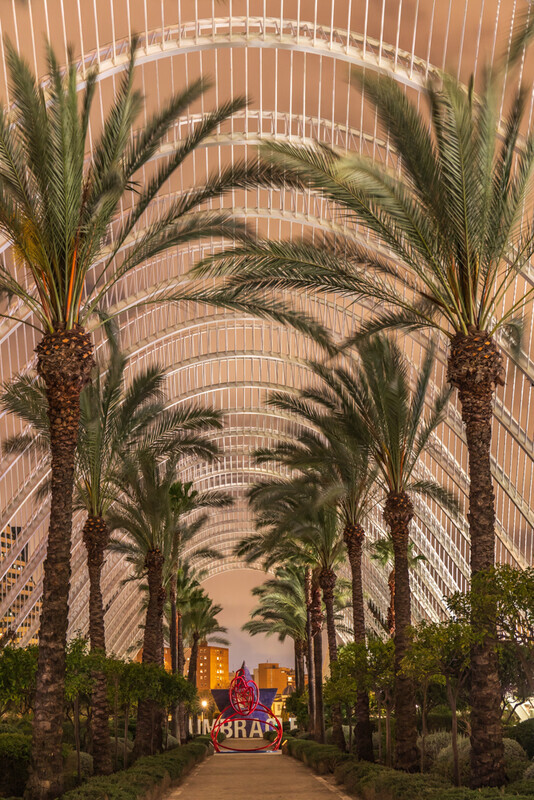 L'Umbracle, City of Arts and Sciences, Valencia by Irish Photographer Adrian Hendroff - Outdoor Photography in Spain
