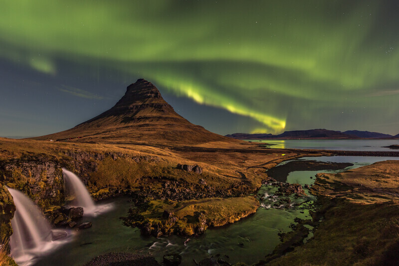 Kirkjufell Northern Lights, Iceland by Irish Photographer Adrian Hendroff - Outdoor Photography