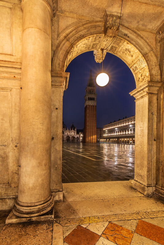 Through The Arch, Piazza San Marco, Venice by Irish Photographer Adrian Hendroff - Outdoor Photography in Italy
