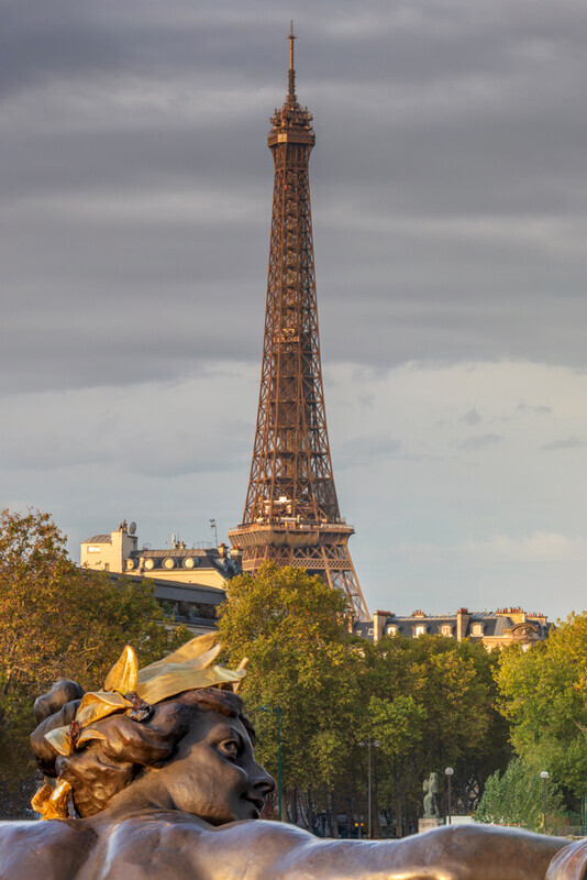 Nymph Statue and the Eiffel Tower, Paris by Irish Outdoor Photographer Adrian Hendroff - Fabulous Viewpoints