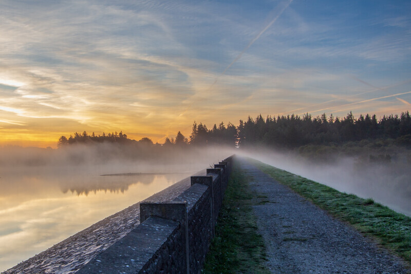 Morning Mist over Vartry Reservoir, Co Wicklow by Irish Photographer Adrian Hendroff - Landscape and Outdoor Photography in Ireland