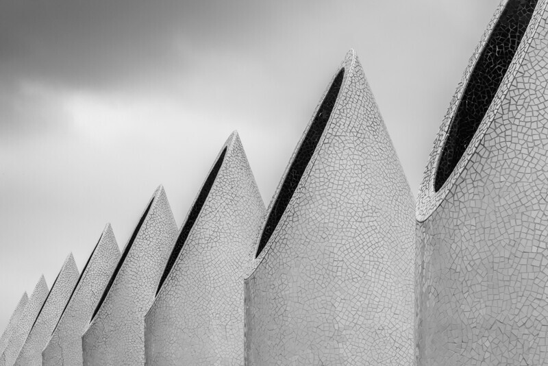 Cones, City of Arts and Sciences, Valencia by Irish Photographer Adrian Hendroff - Outdoor Photography in Spain