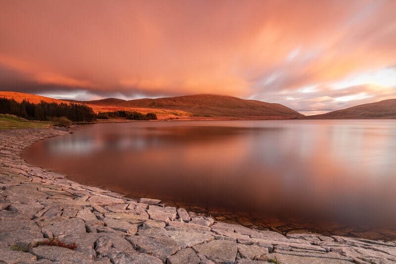 Spelga Reservoir Sunset, Mourne Mountains by Irish Outdoor Photographer Adrian Hendroff - Landscape Photography in Ireland