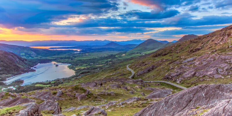 Healy Pass Sunset, Beara Peninsula, Co Kerry by Irish Outdoor Photographer Adrian Hendroff - Landscape Photography in Ireland