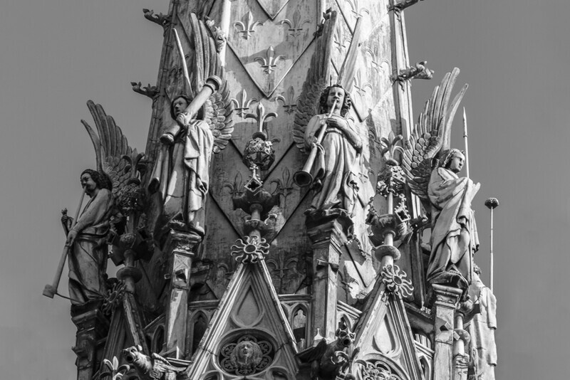 Angels on the Spire, Sainte-Chapelle, Paris by Irish Outdoor Photographer Adrian Hendroff - Fabulous Viewpoints