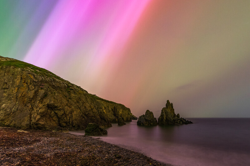 Sheeps Hole Aurora, Howth, Dublin by Irish Photographer Adrian Hendroff - Outdoor Photography