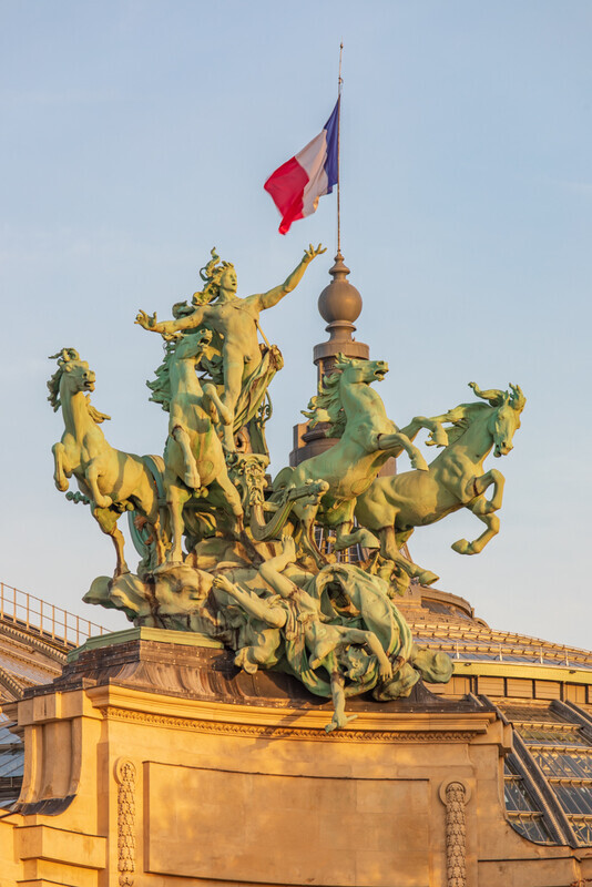 Quadriga Statue at Grand Palais, Paris by Irish Outdoor Photographer Adrian Hendroff - Fabulous Viewpoints