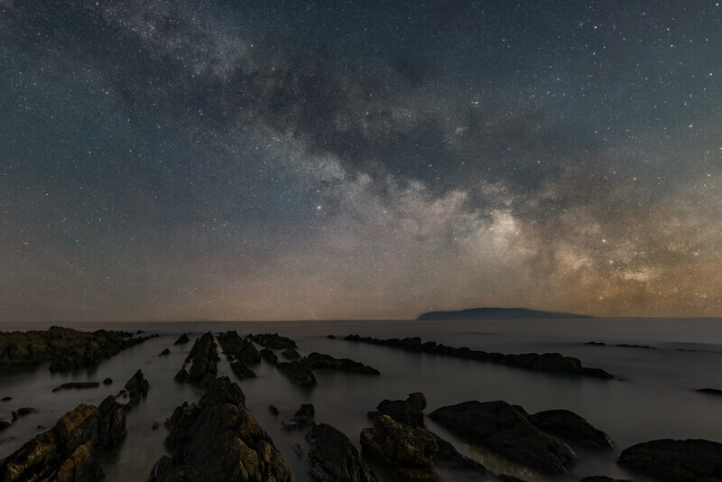 Milky Way Over Lambay Island, Co Dublin by Irish Photographer Adrian Hendroff - Outdoor Photography