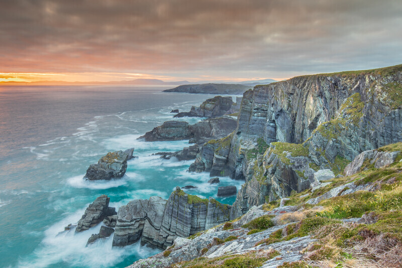 Wild Atlantic Way Sunset at Mizen Head, Co Cork by Irish Outdoor Photographer Adrian Hendroff - Landscape and Outdoor Photography in Ireland