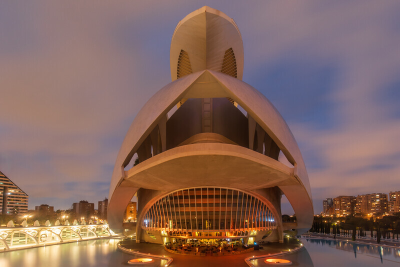 Palau de les Arts Reina Sofia, Valencia by Irish Photographer Adrian Hendroff - Outdoor Photography in Spain