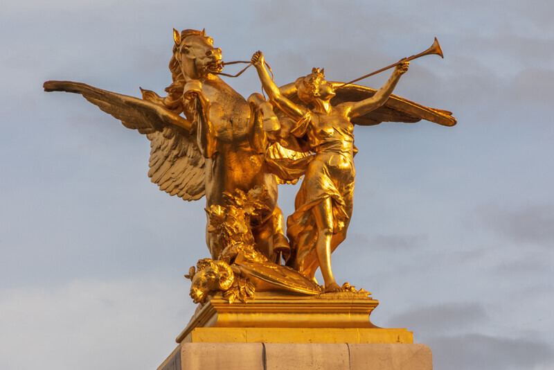 Renommée de la Guerre, Pont Alexandre III, Paris by Irish Outdoor Photographer Adrian Hendroff - Fabulous Viewpoints