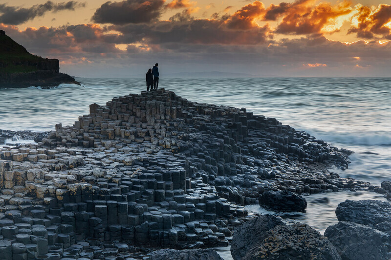Giant's Causeway Sunset, Co Antrim, Northern Ireland by Irish Outdoor Photographer Adrian Hendroff - Landscape and Outdoor Photography in Ireland