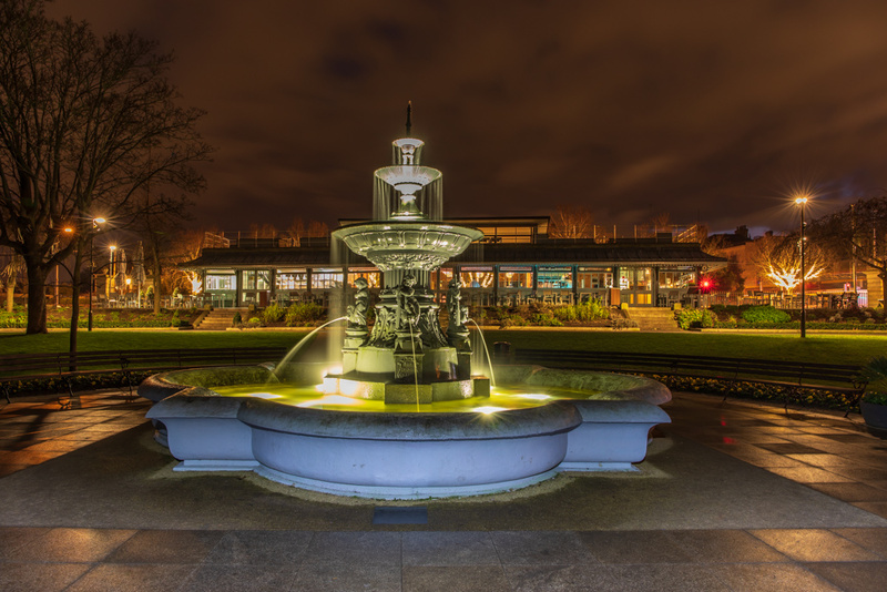 Fountain in People's Park, Dun Laoghaire, Dublin by Irish Outdoor Photographer Adrian Hendroff - Landscape and Outdoor Photography in Ireland
