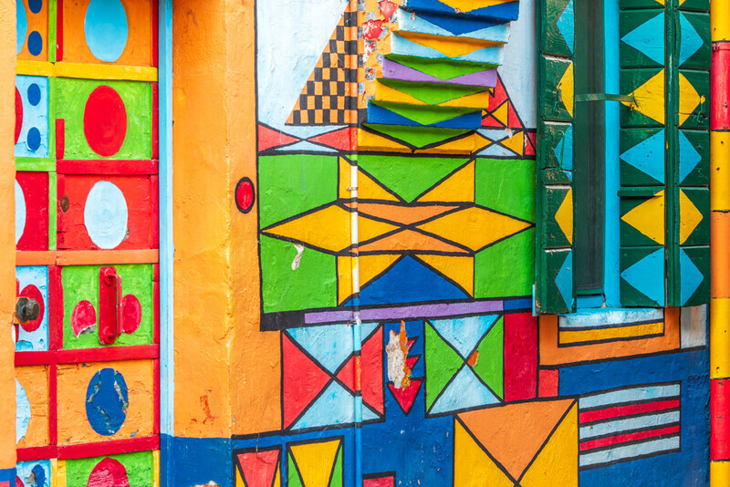 Colourful Facade, Casa Bepi, Burano  by Irish Photographer Adrian Hendroff - Outdoor Photography in Italy