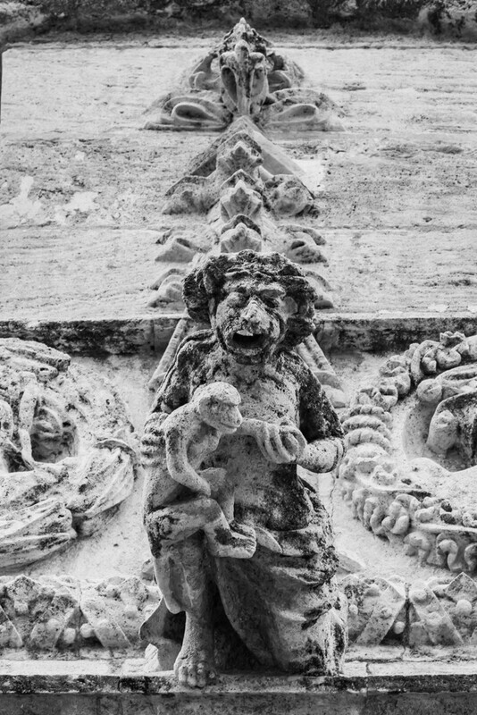 Woman and Monkey, La Lonja, Valencia by Irish Photographer Adrian Hendroff - Outdoor Photography in Spain