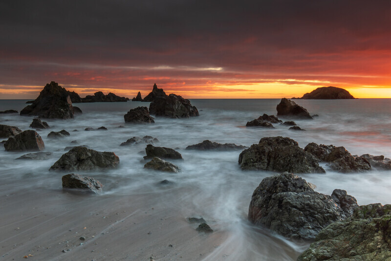 Kilfarrasy Sunset, Copper Coast, Waterford by Irish Photographer Adrian Hendroff - Landscape and Outdoor Photography