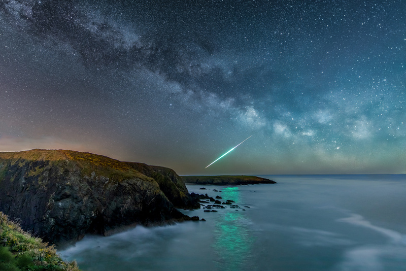 Fireball over Dunabrattin Head, Copper Coast by Irish Photographer Adrian Hendroff - Outdoor Photography