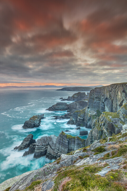 Mizen Head Cliffs at Twilight - Portrait, Co Cork by Irish Outdoor Photographer Adrian Hendroff - Landscape and Outdoor Photography in Ireland