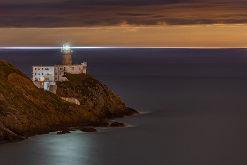 Baily Lighthouse at Night, Howth by Irish Outdoor Photographer Adrian Hendroff - Landscape Photography in Ireland