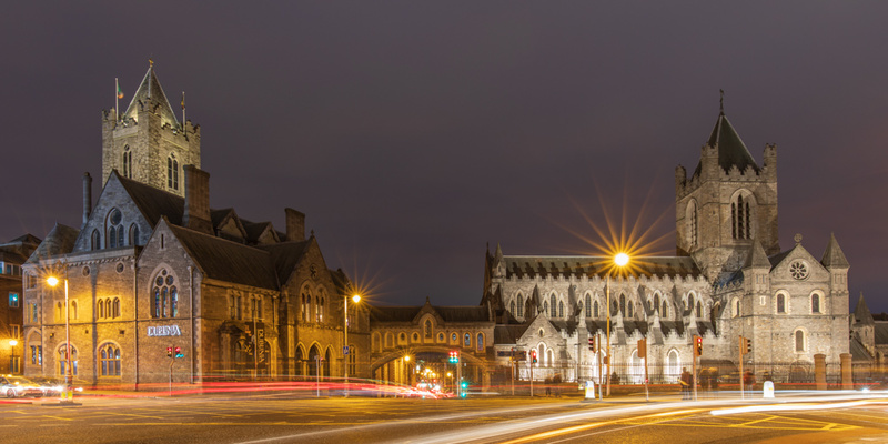 Christchurch Cathedral and Synod Hall Panorama, Dublin by Irish Photographer Adrian Hendroff - Landscape and Outdoor Photography in Ireland