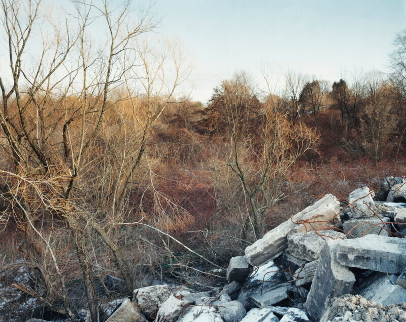 Cement Slabs in Landfill, Latrobe, Pennsylvania 1993 - In Color, 1987-1998
