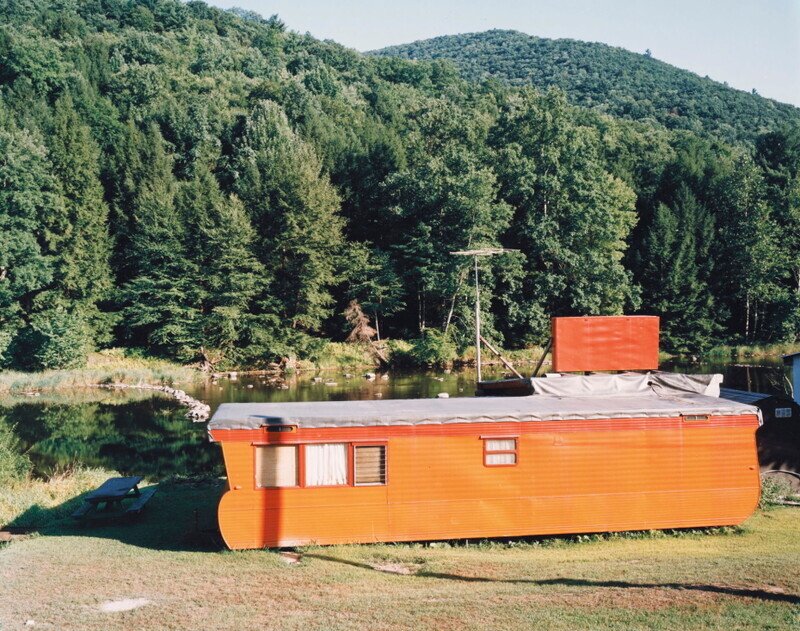 Camp along Sinnemahoning Creek, Pennsylvania 1995 - In Color, 1987-1998