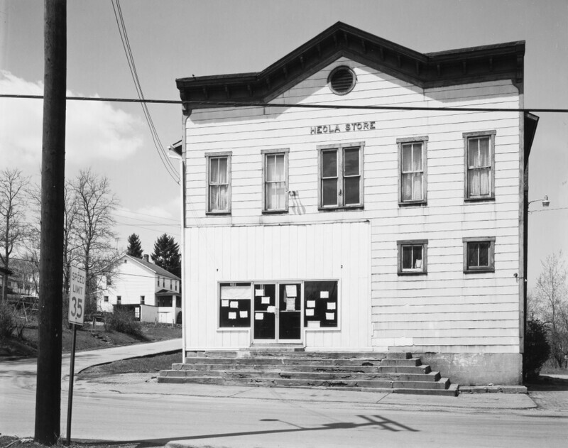 Company Store Building, Hecla, Pennsylvania 1978 - Photographic Survey of Westmoreland County Architecture, 1978-1979
