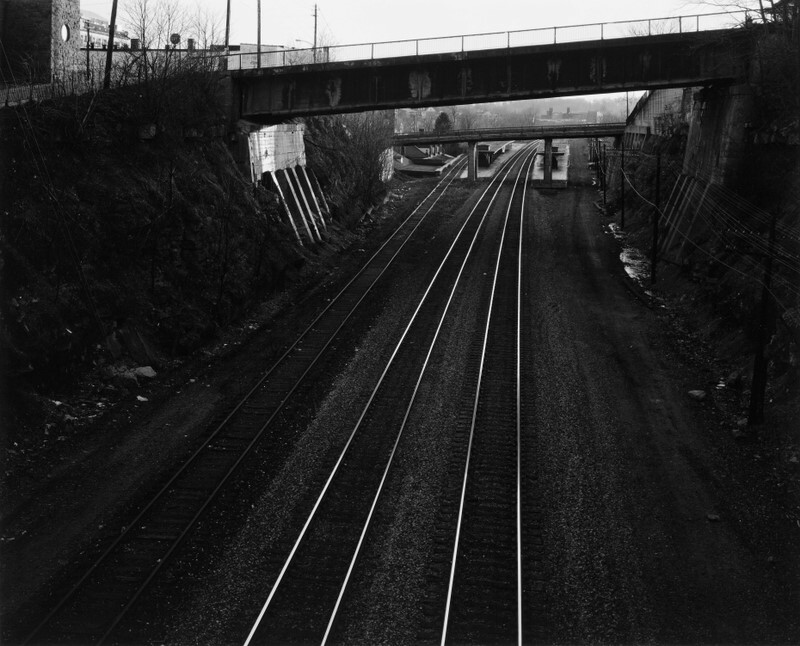 Mainline Railroad through Greensburg, Pennsylvania 1982 - Landscapes, 1975-1986