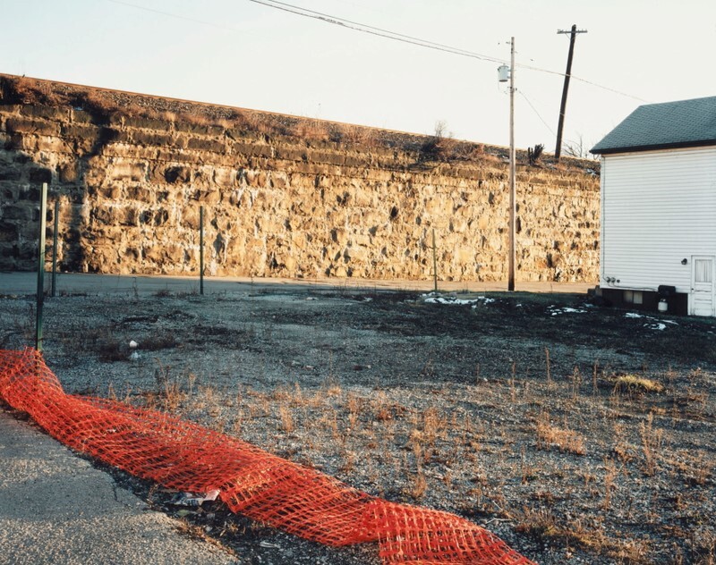 Railroad Retaining Wall, Latrobe, Pennsylvania 1998 - In Color, 1987-1998