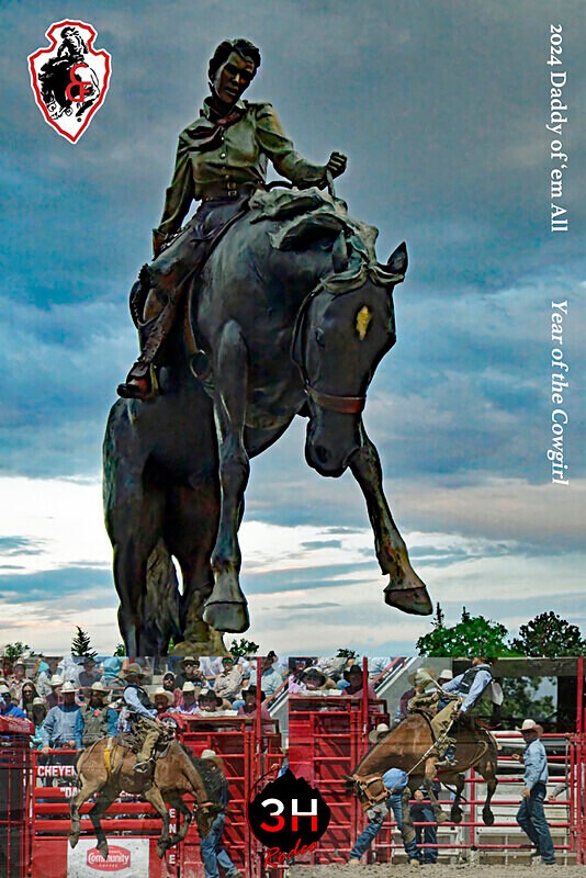 Year of the Cowgirl Poster2_3HR16871 - Rodeo Images as Artwork Pieces