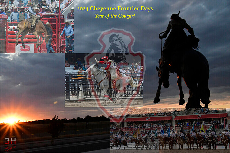 CFD Year of the Cowgirl Collage_16871 - Rodeo Images as Artwork Pieces