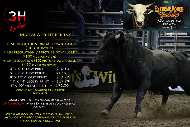 Event Pricing Poster - Extreme Rodeo Challenge