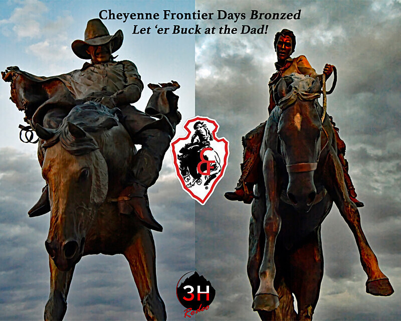 CFD Bronzed-Cowboy  Cowgirl - Rodeo Images as Artwork Pieces