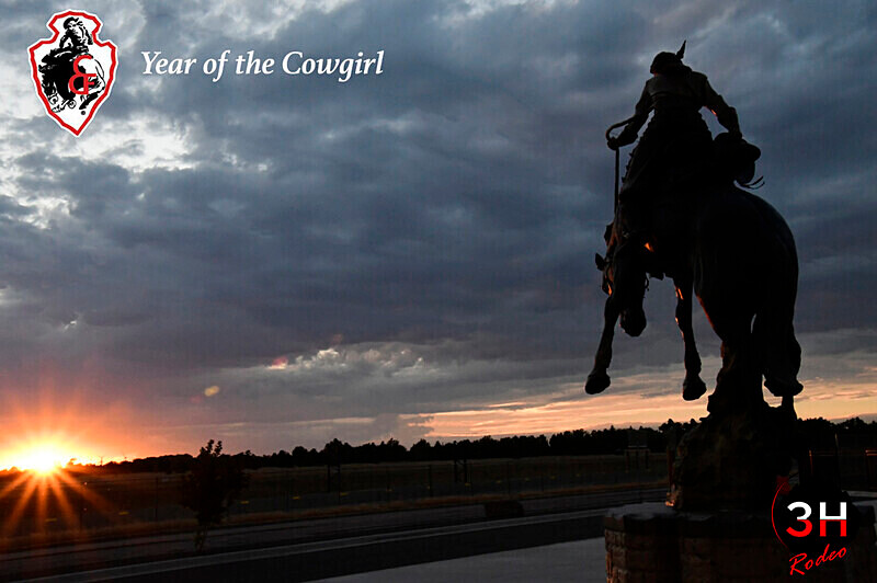 Year of the Cowgirl Poster1_3HR16871 - Rodeo Images as Artwork Pieces