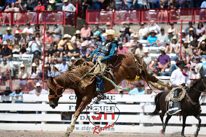 3HRodeo7-20-24_CFD_3HR5253_ - Women's Ranch Bronc Championship