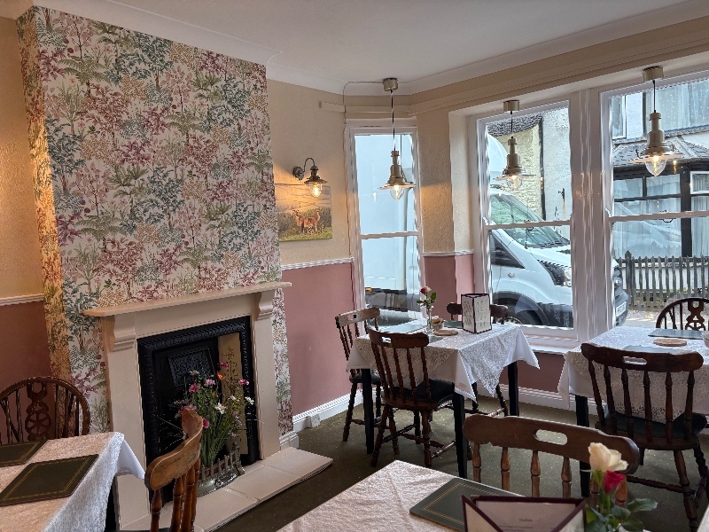 Our lovely freshly decorated tearoom - Tearoom