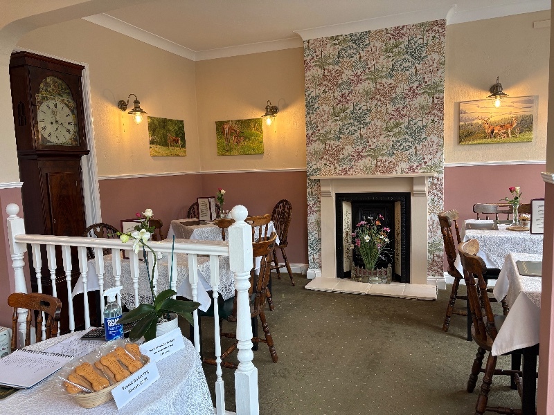 The top section of the tearoom - Tearoom