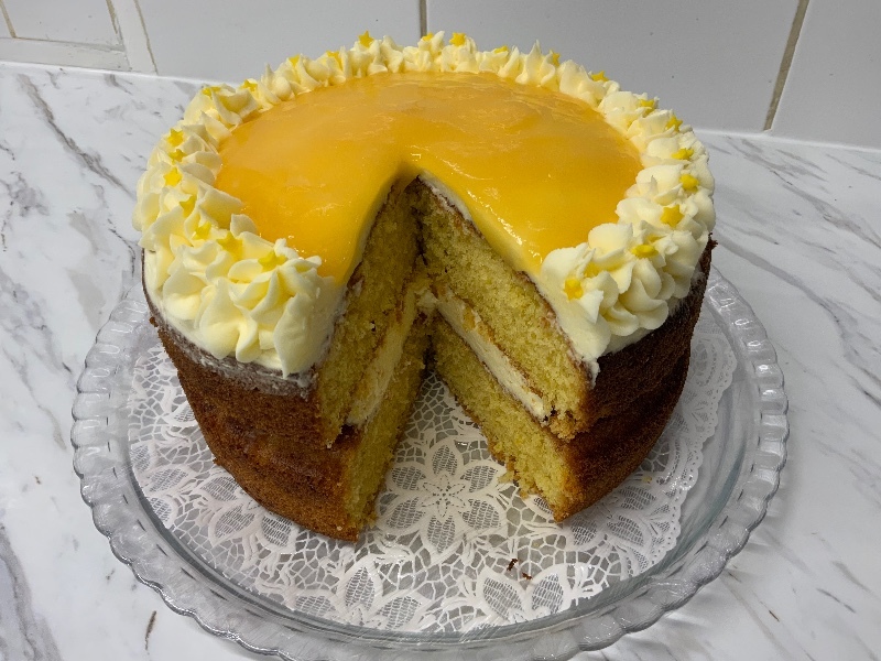 Homemade Lemon Sponge - Tearoom