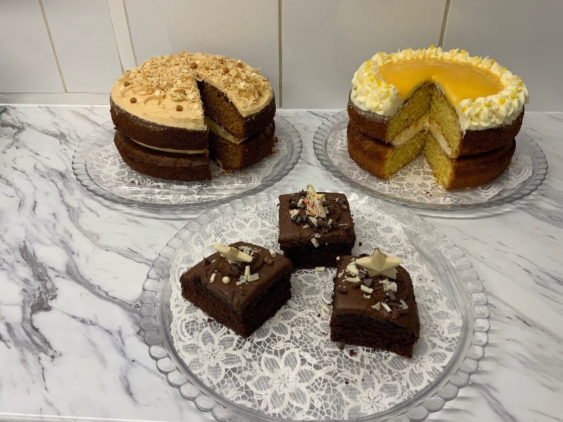Selection of Homemade Cakes - Tearoom