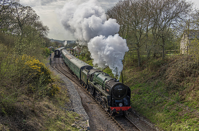 Britannia leaving Harman's Cross - It's a Brit!