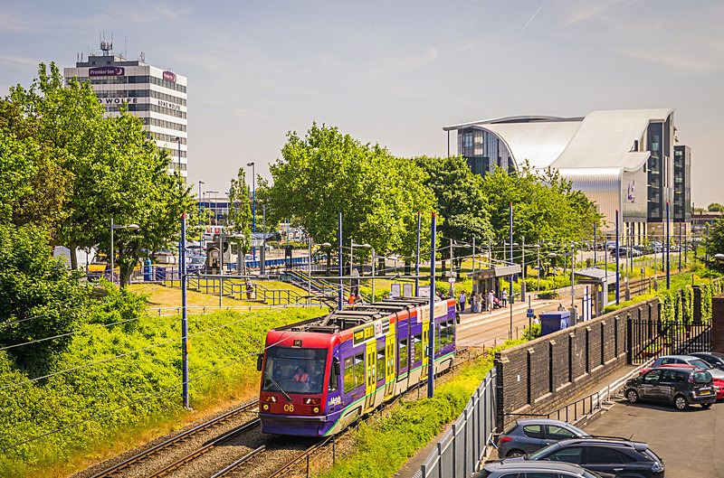 Tram 06 West Bromwich 11.07.13 - West Bromwich station