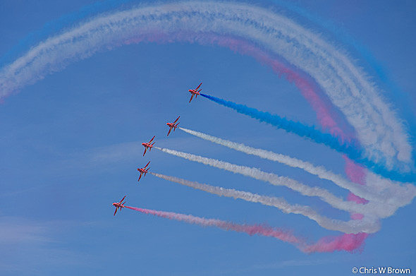 Red Arrows over Minehead - Aircraft