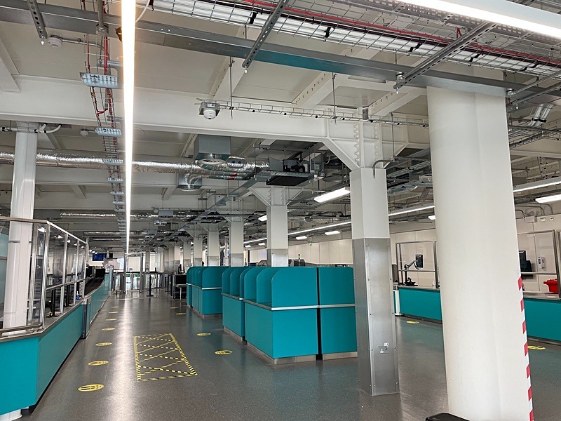 Security area Blue (2) - Set dressing