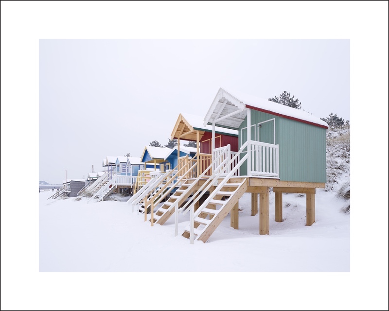 'Beach Huts in the Snow' Wells and Holkham - Best of North Norfolk