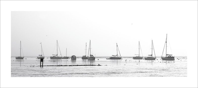 Boats at Wells - Pano - Mini